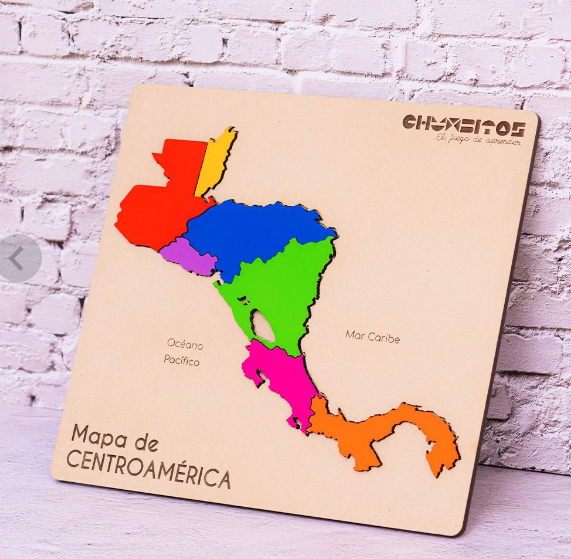 Mapa de Centroamerica Chumbitos